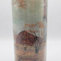 Billy Jacobs "Remember When" 8" Flameless LED Timer Pillar Candle, Fall Decor