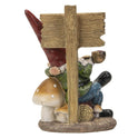 Funny "Free Weeds" Garden Gnome Statue, 7.5" Durable Polyresin Figurine