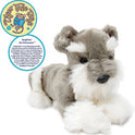 Siegfried the Schnauzer 12" Plush Puppy Dog, Stuffed Animal, Viahart