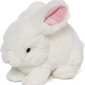 Gund Whispers Natural Bunny 12" in White, Plush Stuffed Animal