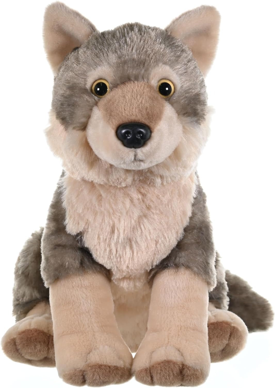 Wild Republic Cuddlekins Wolf, Plush Soft Stuffed Animal, 12"