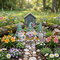 Garden Guardians Set of Three 6" Colorful Gardening Gnome Figurines