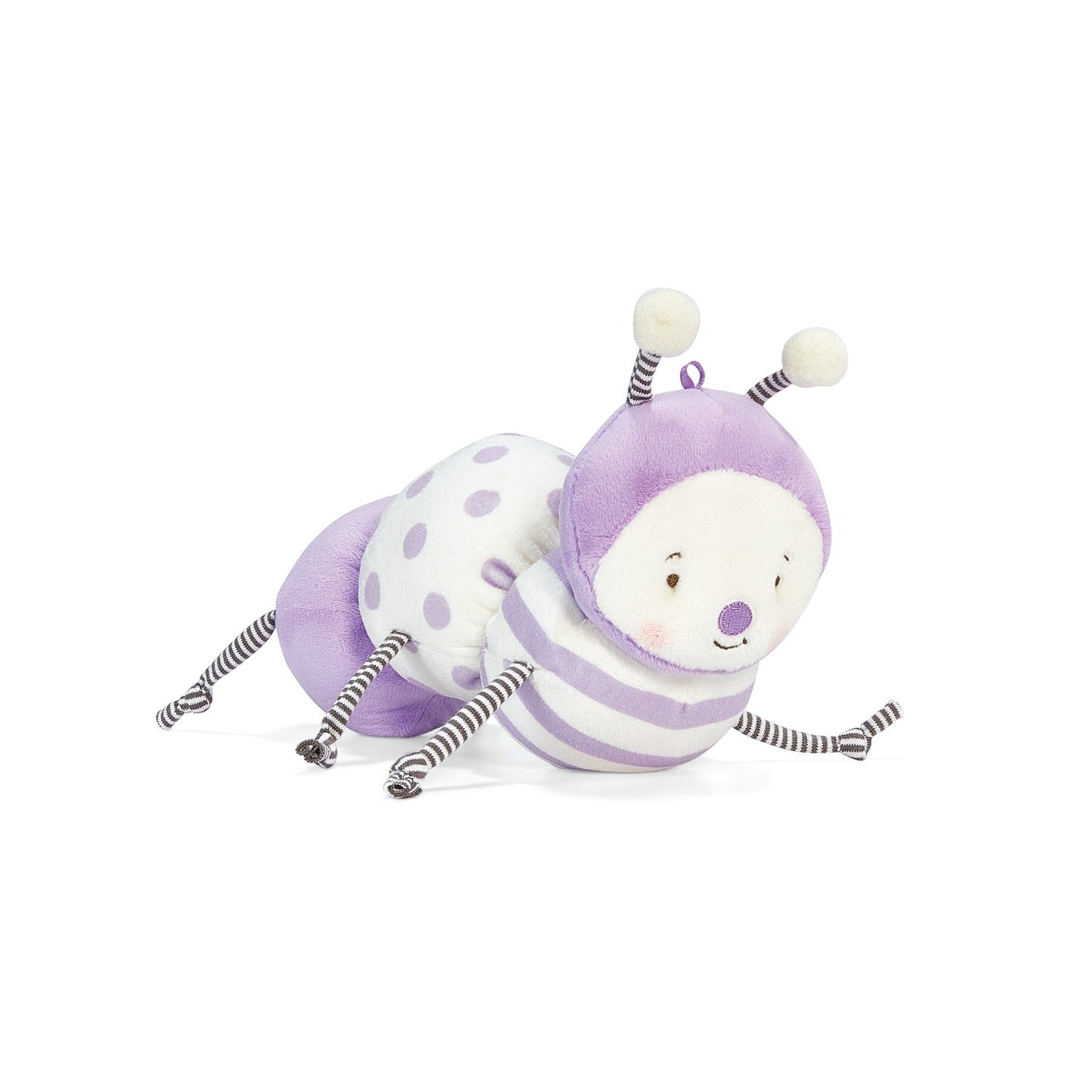 Bunnies By The Bay 9" Purple Plush Caterpillar Children's Stuffed Animal