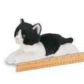Bearington Collection Lil' Domino the Black & White Cat, Tuxedo Kitten Plush 8"