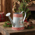 Farm Fresh Spruce Fir, Cedar Pine Christmas Trees Metal Decorative Watering Can