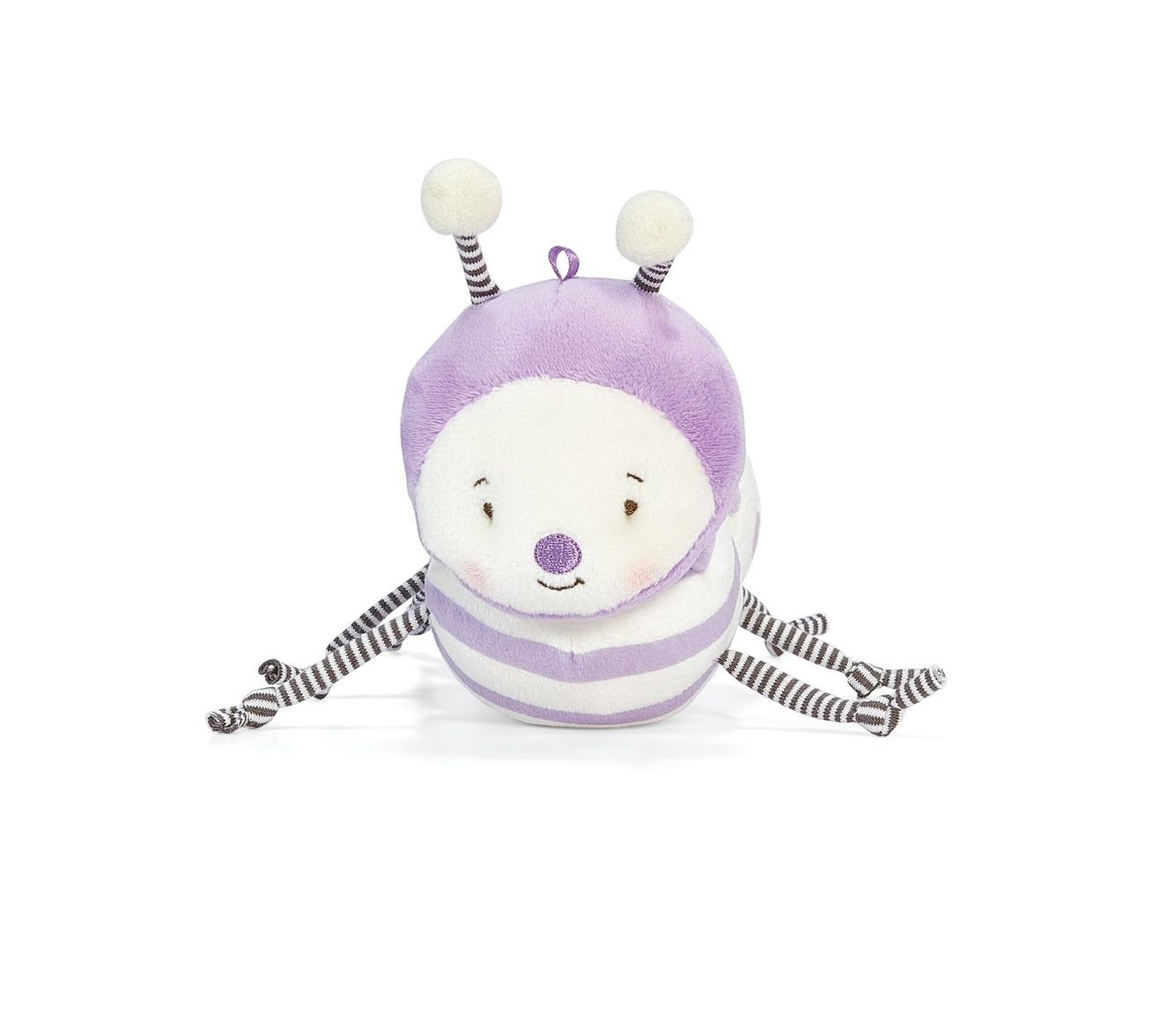 Bunnies By The Bay 9" Purple Plush Caterpillar Children's Stuffed Animal