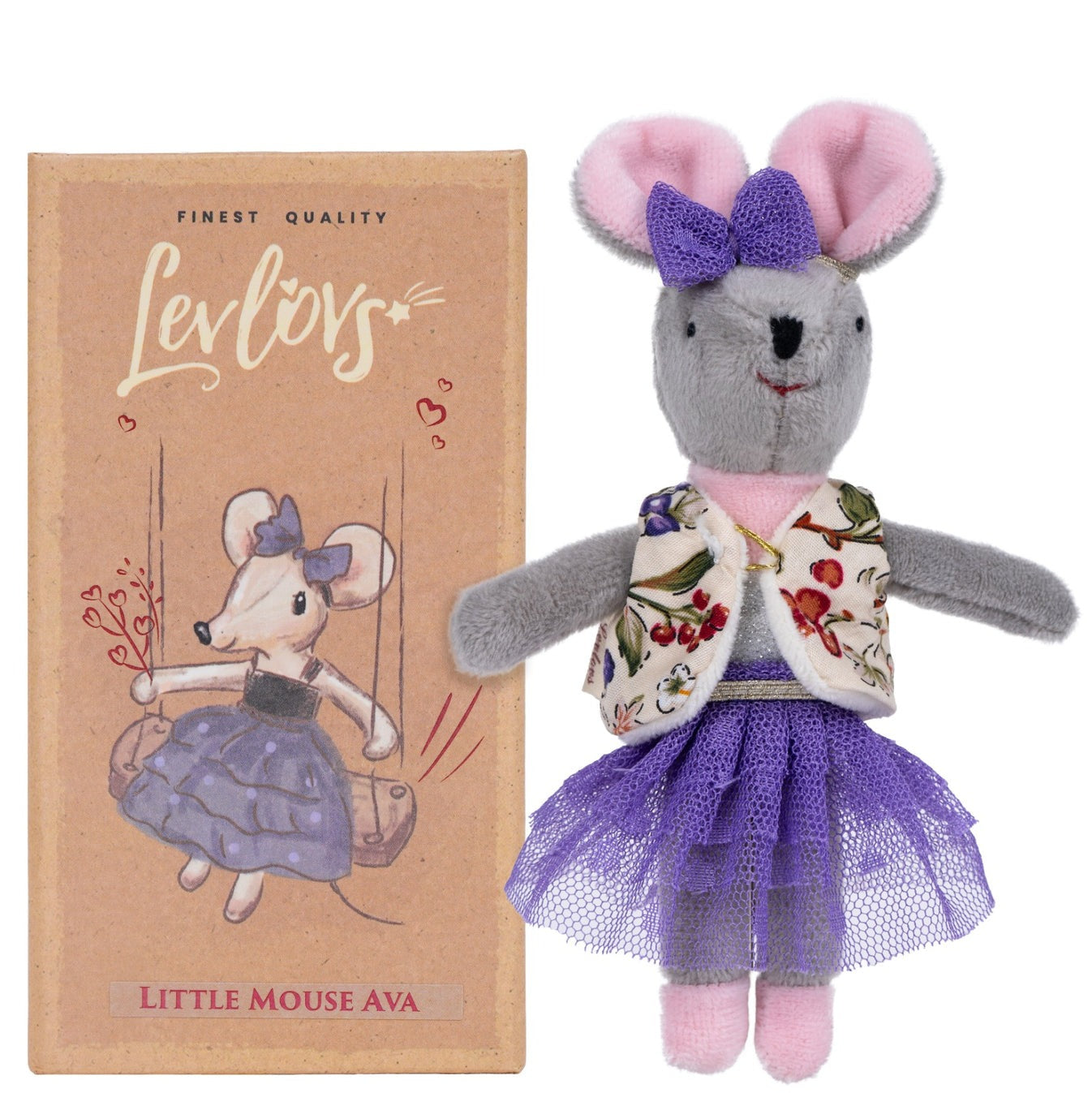 The Levlov Collection Ava Mouse and Decorative Collectible Keepsake Box