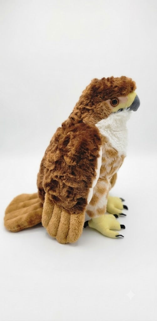 Red Tailed Hawk 12" Stuffed Animal, Cuddlekins Bird, Wild Repbulic