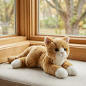 Lil' Tabby Cat Plush 8" Orange and White Kitten by Bearington Collection