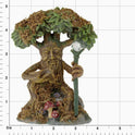 Miniature Reading Grandfather Tree Forest Wizard, Tree-Ent Fairy Garden Figurine