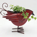 Red Cardinal Mini Small Decorative Succulent, Artificial Flower Planter, Holder