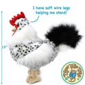 Viahart 'Rambles the Rooster' 13-Inch Stuffed Animal Soft  Plush Chicken