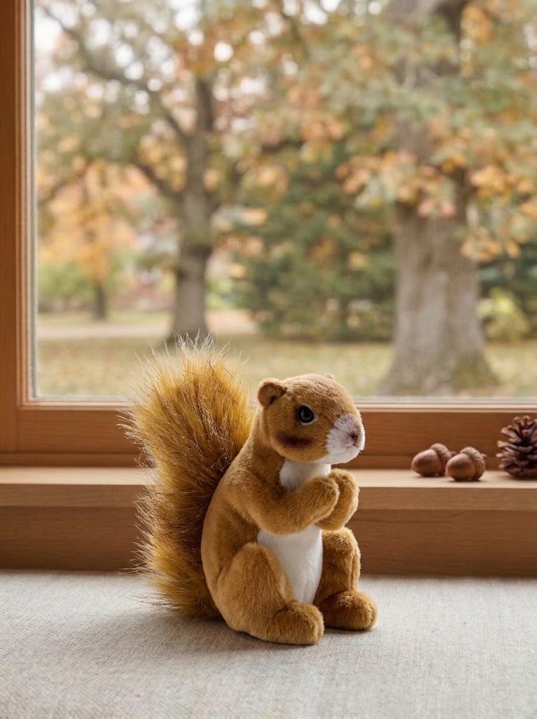 Cooper the Plush Squirrel Stuffed Animal, 7" by Bearington Collection