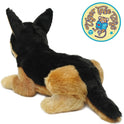 Gretchen the German Shepherd 14" Laying Plush Dog by Viahart Toy Co.