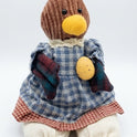 Barnyard Farmhouse Friends Dangle Legs Chicken 12" Plush Hen Fabric Shelf Sitter