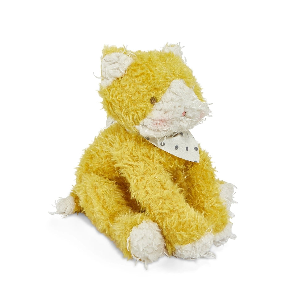Bunnies By the Bay Yellow Plush Alley Cat, Stuffed Animal