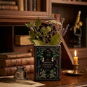 "Library of Poisonous Plants" Book-Shaped Ceramic Vase Gothic Botanical Decor
