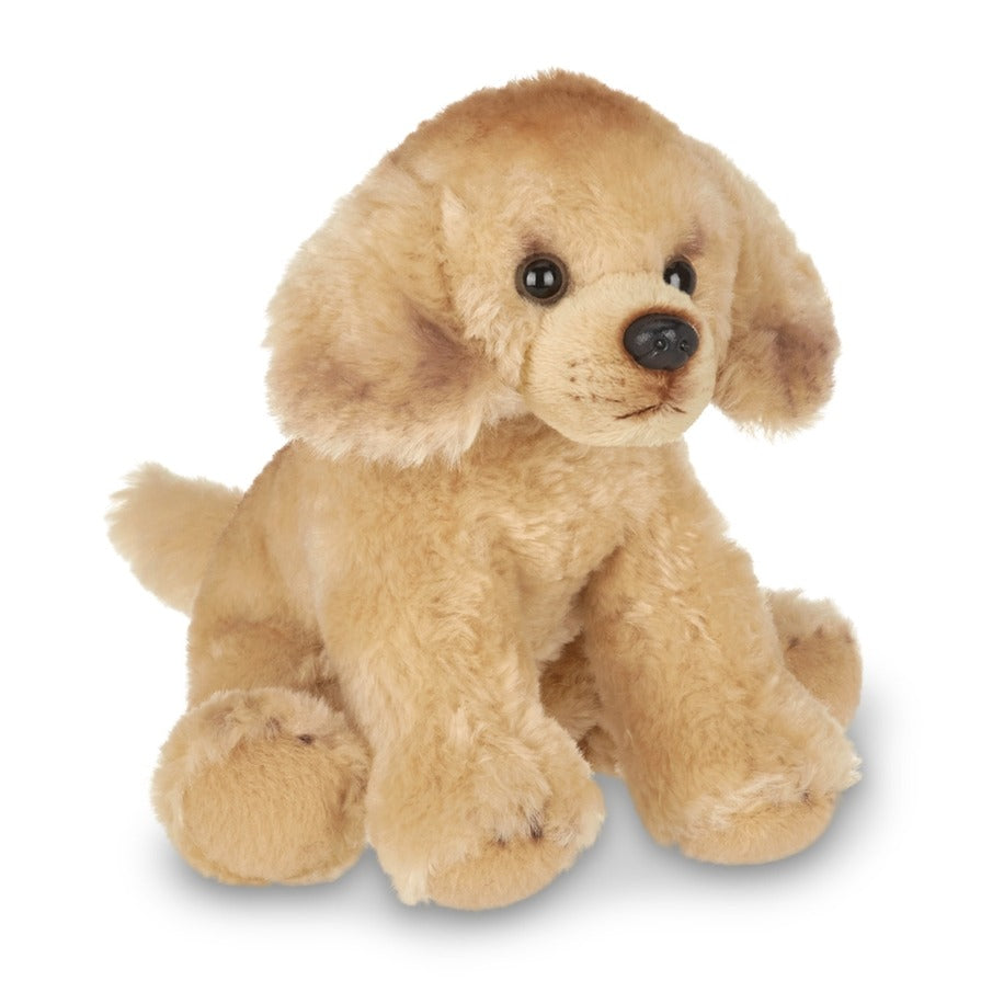 Bearington Lil' Goldie the Golden Retriever Soft Plush Puppy, Dog, 6.5" in Box