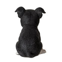 Adorable Seated Boston Terrier Puppy Dog Collectible Resin Figurine, 5.5 inch