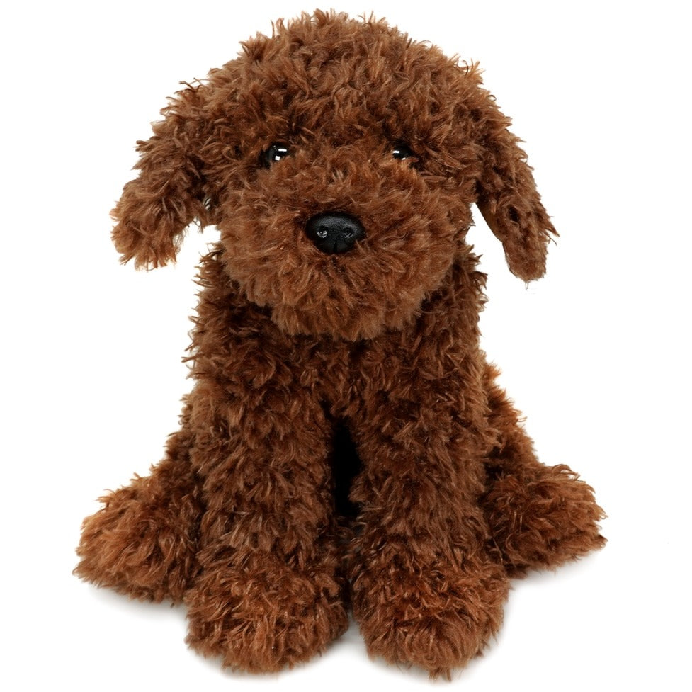 Laurel the Labradoodle 12 Inch Stuffed Animal Plush Puppy Dog, Brown