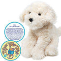 Luka the Labradoodle 12 Inch Stuffed Animal Plush Puppy Dog, Cream