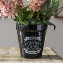 Alchemy England Gothic Planter Black Ceramic Catnip Feline Fine Flower Pot