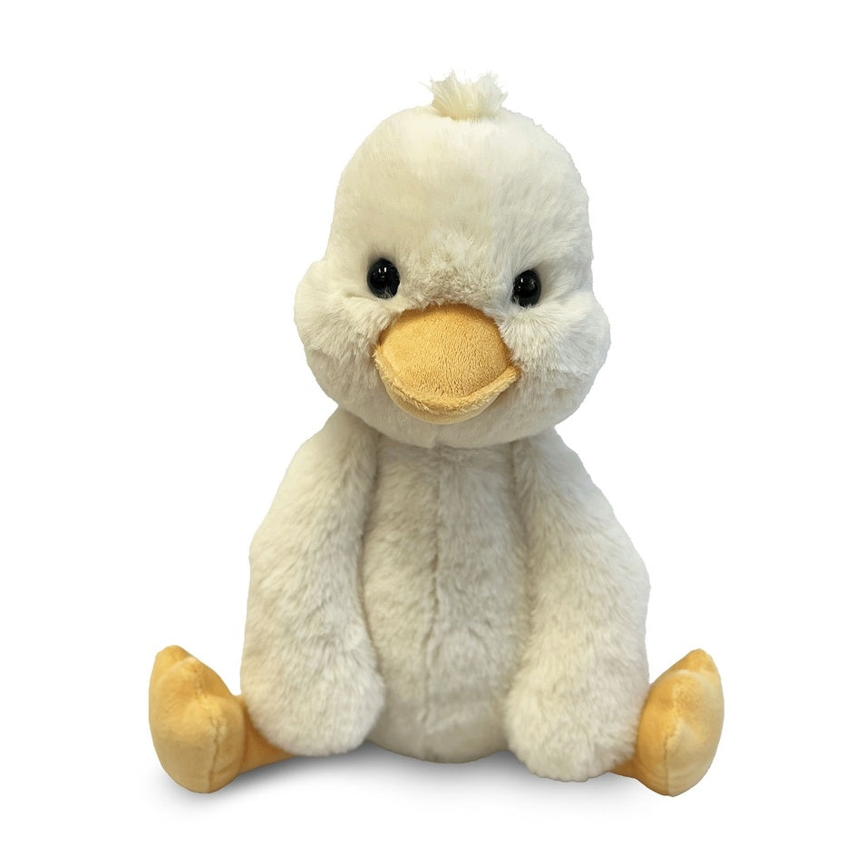 World's Softest Large Lushees Doodle Duck 16" Off White Plushie Stuffed Animal