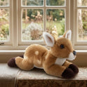 Lil' Ember Small Plush Stuffed Animal Fawn, 9" Deer by Bearington Collection