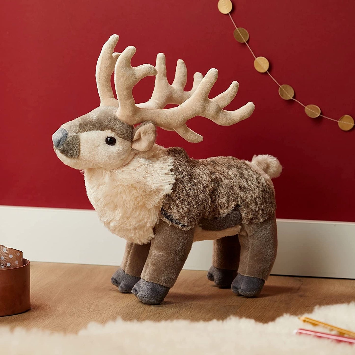 Wild Republic Cuddlekins Reindeer, 12" Soft Plush Stuffed Animal