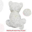 Gund Cozys Collection Cat Stuffed Animal Plush, White and Gray, 10"