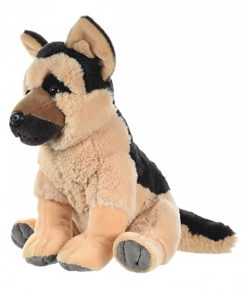 German Shepherd Stuffed Animal 12" Soft Plush Cuddlekins Dog by Wild Republic