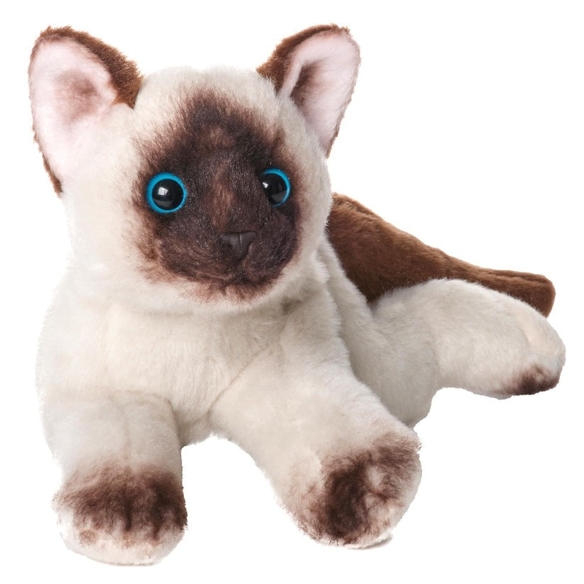 Bearington Collection Lil' Cleo the Siamese Cat, Kitten Plush 8" in Box