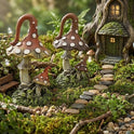 Whimisical Magic Mushrooms 5" Resin Toadstools Home and Garden Decor Set of 3