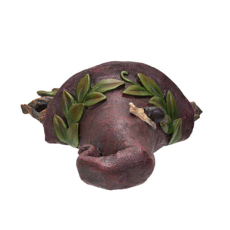 Greenman Wood Spirit Forest Sentinel with Snails and Mushrooms Tree Plaque
