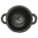 Herbs For Spells Small Witches Cauldron Plant Pot, Black Cold Resin Planter