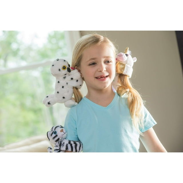 Wild Republic Plush Blue Pansy Butterfly Hugger, Plush Bracelet, Toy