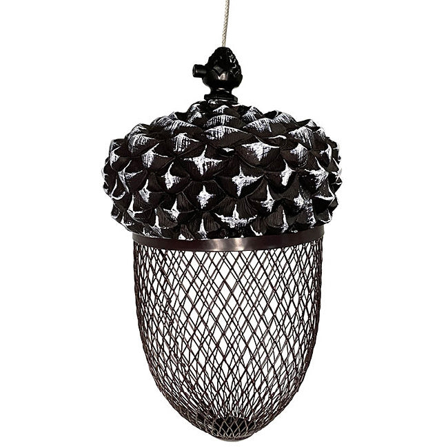Sterling Acorn Peanut Mesh Hanging Decorative Bird Seed Feeder