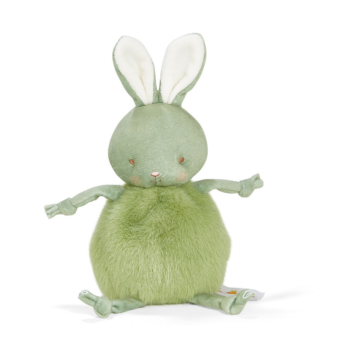 Bunnies By the Bay 5" Pistachio Roly Poly Bunny Soft Green Plush Rabbit