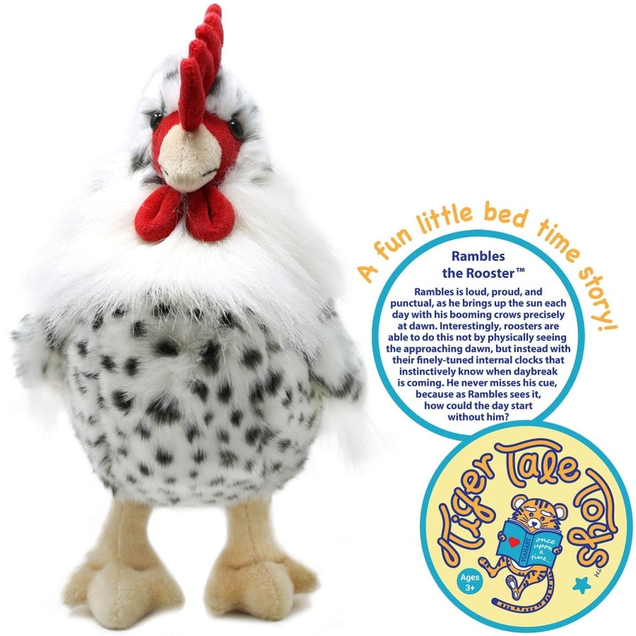 Viahart 'Rambles the Rooster' 13-Inch Stuffed Animal Soft  Plush Chicken