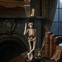 Halloween Top Hat Skeleton 12" Victorian Gothic Lamp Post with Light